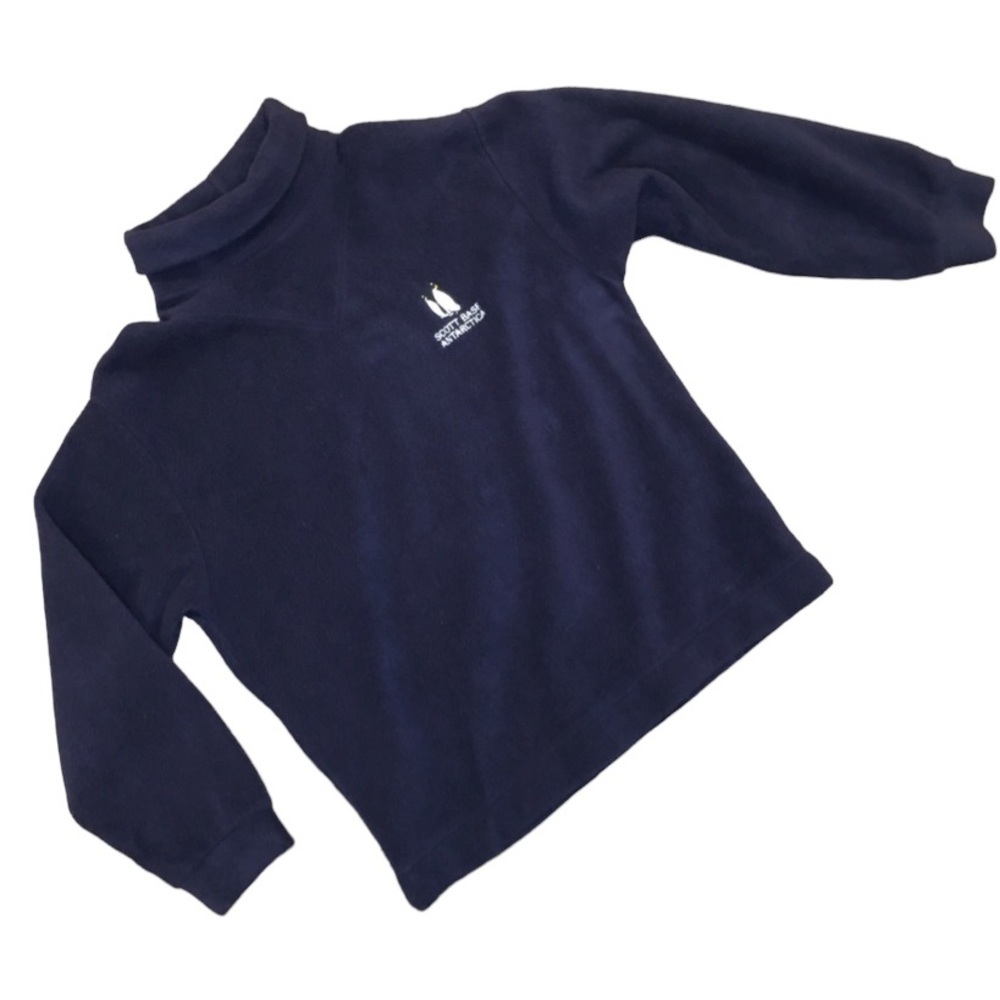 UNISEX Antarctica Scott Base fleece turtleneck long sleeve size Medium